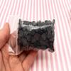 Black Assorted Heart Polymer Clay Sprinkles, Large Size Miniature Fake Hearts for Nail Art and Crafts - Non Edible (container) view 4