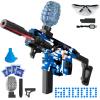 Electric Gel Ball Blaster, High Speed Automatic Splatter Ball Blaster with 60000+ and Goggles, Rechargeable Splatter Ball Toys for Outdoor Activities Shooting Game Party Favors-Blue view 1
