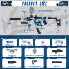 Electric Gel Ball Blaster, High Speed Automatic Splatter Ball Blaster with 60000+ and Goggles, Rechargeable Splatter Ball Toys for Outdoor Activities Shooting Game Party Favors-Blue view 4