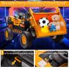 12V XL Ride on Dump Truck with Electric Dump Bed, Kids Electric Car with Remote Control and Shovel, 2 Seater Ride on Cars with Bluetooth, Music Player, Soft Start for Boys & Girls Ages 3+ view 3