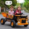12V XL Ride on Dump Truck with Electric Dump Bed, Kids Electric Car with Remote Control and Shovel, 2 Seater Ride on Cars with Bluetooth, Music Player, Soft Start for Boys & Girls Ages 3+ view 4