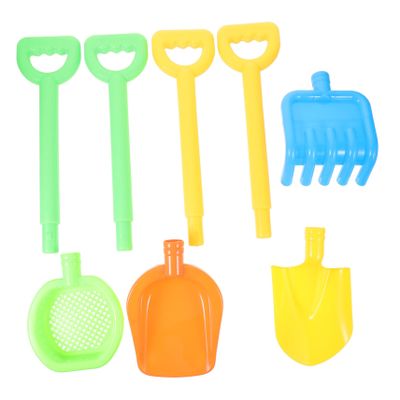 CVUTOVO 1set Outdoor Sand Toy Beach Shovel Kit for Boy Girl Safe Plastic Digging Tools for Sand Play for and Family Fun