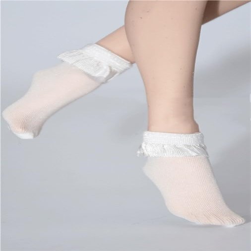 1/6 Scale Female Figure Doll Clothes Lace Short Socks for 12 Inch Mobile Doll Action Doll Miniature Accessories Doll