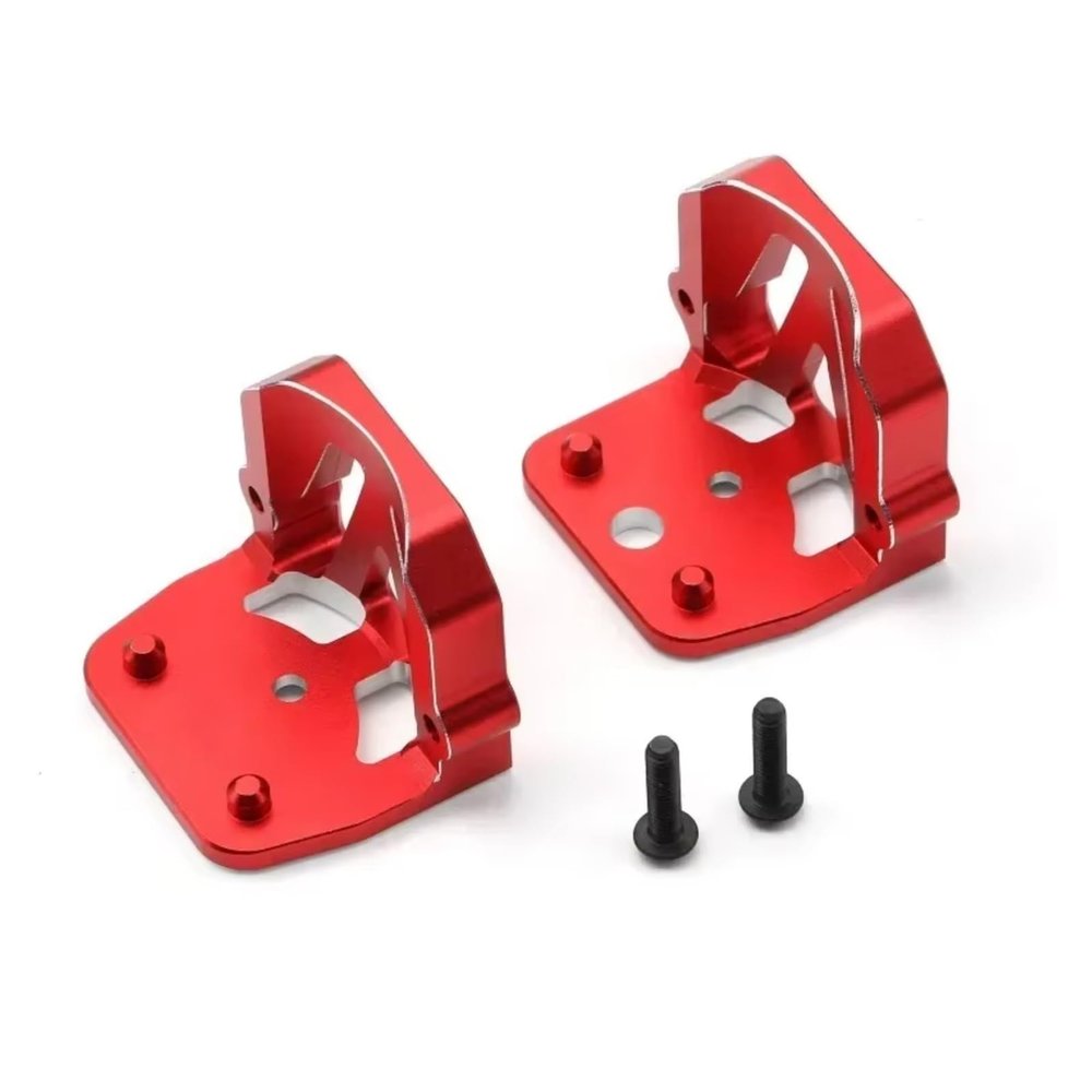 for Traxxas for X-maxx for Xrt 8S #7760-GRN Metal Motor Mount Base RC Car Upgrade Parts Accessory Upgrade and Replacement Use RC Car DIY Parts(Red)