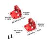 for Traxxas for X-maxx for Xrt 8S #7760-GRN Metal Motor Mount Base RC Car Upgrade Parts Accessory Upgrade and Replacement Use RC Car DIY Parts(Red) view 2