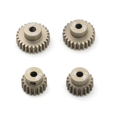RC Spare Part Compatible with Tamiya for TT01 for TT02 TB02 TA05 RC Car Parts Accessories Metal 18T 19T 24T 25T Pinion Gear Moter Gear