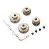 RC Spare Part Compatible with Tamiya for TT01 for TT02 TB02 TA05 RC Car Parts Accessories Metal 18T 19T 24T 25T Pinion Gear Moter Gear view 2