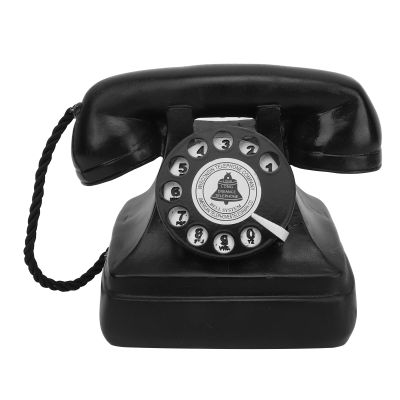 Vintage Phone Retro Decor Home Office Antique Desk Model for Hotel School Large Creative Decorative Phone Model