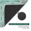 Deyimmei Neoprene Mahjong Mat for Table 31.5"x31.5" - Non-Slip, Noise Reduction Cover with Storage Pockets, American Rules & Crease-Free Rolled Shipping (Tropical Bloom) view 4