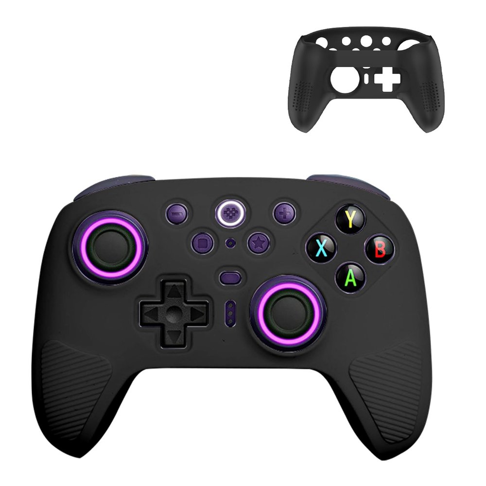Case Cover for 8Bitdo Ultimate 2 Handheld Game Console, Soft Silicone Protector Cover Skin Case for 8Bitdo Ultimate 2, Anti-Scratch,Shockproof,Black