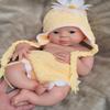 Abenduot 18Inch Full Body Silicone Reborn Baby Dolls Realistic Newborn Silicone Baby Dolls Girl Anatomically Correct view 1