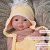 Abenduot 18Inch Full Body Silicone Reborn Baby Dolls Realistic Newborn Silicone Baby Dolls Girl Anatomically Correct view 3