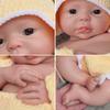 Abenduot 18Inch Full Body Silicone Reborn Baby Dolls Realistic Newborn Silicone Baby Dolls Girl Anatomically Correct view 4