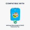 kwmobile Silicone Case for Withings Bitzee Magical (2024) Interactive Toy Case - Full Protective Carry Cover - Anti-Scratch Screen Protection - Pink view 2