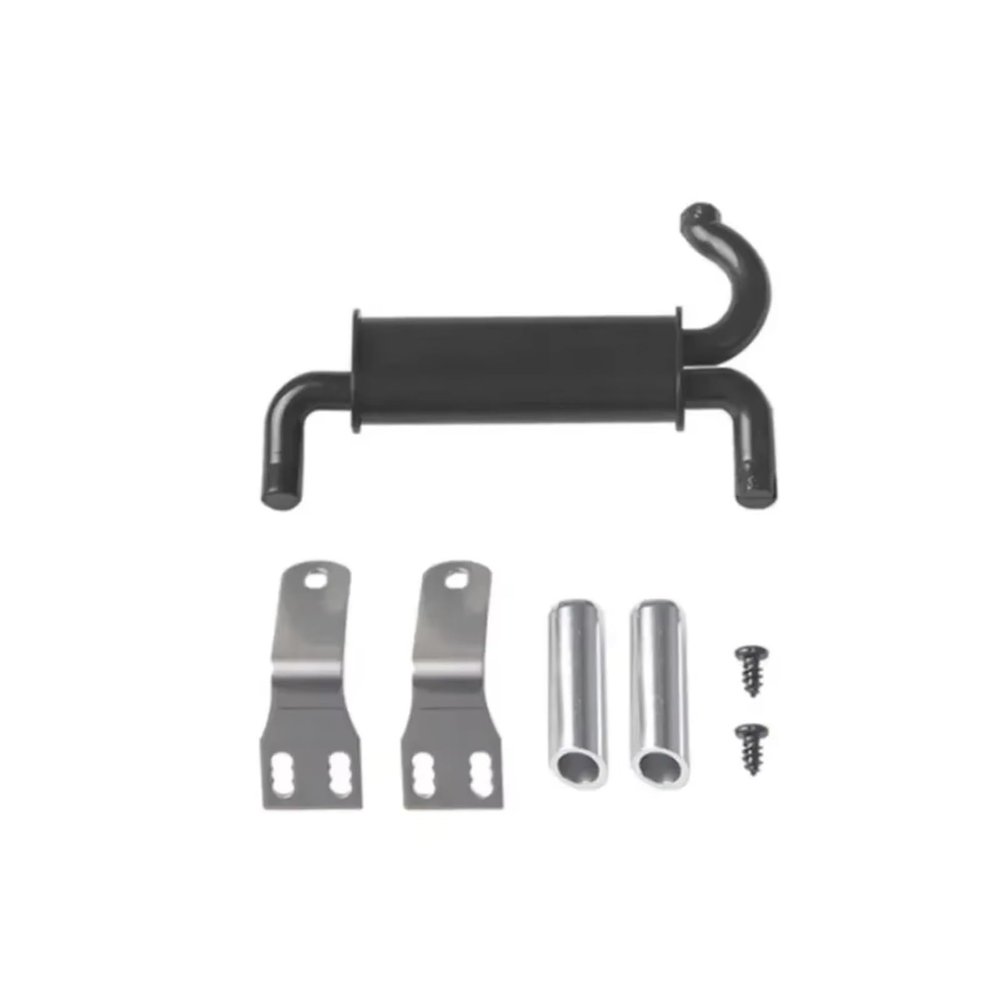 for Rock Crawler for TRX4 for Axial for SCX10 90046 4WD D90 1:10 1/10 RC Car Metal EXhause Exhaust Pipe RC Car Parts and Accessories Upgrade RC Car DIY Parts