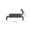 for Rock Crawler for TRX4 for Axial for SCX10 90046 4WD D90 1:10 1/10 RC Car Metal EXhause Exhaust Pipe RC Car Parts and Accessories Upgrade RC Car DIY Parts view 3