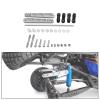 for Axial RR10 Bomber 90053 90048 AX31331 1/10 Metal Rear Sway Bar Set Panhard-Bar Linkage Kit RC for Rock for Racing Rig Upgrade Parts RC Car Accessories(Silver) view 3