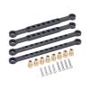for Traxxas for Slash 4x4 BL-2S 4WD Aluminum Front & Rear Sway Stabilizer Pair Bar Kit Black Titanium Blue RC Car Upgrade Parts RC Car Accessories(Black) view 1