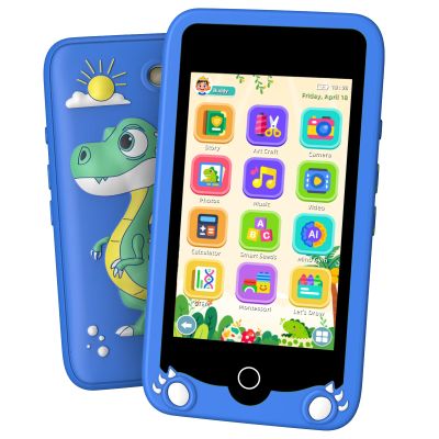 JOYCOMKID Kids' 3.97-inch Touch Screen Toddler Smart Phone Learning Toy, with Educational Games, High Capacity Children's Phone, Suitable for Boys 3-12 Years Old, Toy Phone with Brain-Teasing Games