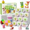 Air Dry Clay for Kids,12 Animals Theme Party Foam Clay,Ultra Light Modeling Clay Kit, DIY Art and Home Party Favors for Boys & Girls (Animal) view 1