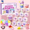 Air Dry Clay for Kids,12 Desserts Theme Party Foam Clay,Ultra Light Modeling Clay Kit, DIY Art and Home Party Favors for Boys & Girls (Dessert) view 1