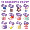 Air Dry Clay for Kids,12 Desserts Theme Party Foam Clay,Ultra Light Modeling Clay Kit, DIY Art and Home Party Favors for Boys & Girls (Dessert) view 4