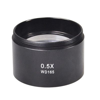 47mm / 48mm Mounting Stereo Microscope Auxiliary Objective Lens 0.5/0.7X Microscope Assisted Objective Lens
