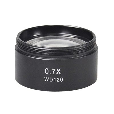 47mm / 48mm Mounting Stereo Microscope Auxiliary Objective Lens 0.5/0.7X Microscope Assisted Objective Lens