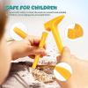 SEWACC Archaeology Dig Tools Kids Excavation Tool Kit with Mini Hammer Chisel and Brush Educational Dino Digging Set for Pretend Play view 2