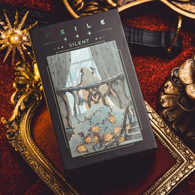 Exile Return Collector's Edition Silent Warm and Healing Style, Japanese Hand-Painted Illustrations, Faceless Version, Black core Paper, Laser Black Plated Edge