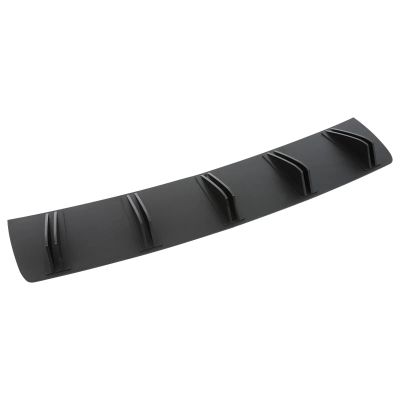 2pcs 81.5cm Universal Rear Diffuser 5 Fins Bumper Splitter Chin Spoiler Lower Lip Compatible for Infiniti Q50 Q60 G37 G35 Shark Body Kit(Black)