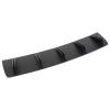 2pcs 81.5cm Universal Rear Diffuser 5 Fins Bumper Splitter Chin Spoiler Lower Lip Compatible for Infiniti Q50 Q60 G37 G35 Shark Body Kit(Black) view 1