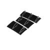 3pcs Universal Rear Bumper Spoiler Diffuser Gloss Black 7 Wing Shark Fin Style Lower Body Lip Car Modification(Glossy Black) view 1