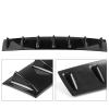 3pcs Universal Rear Bumper Spoiler Diffuser Gloss Black 7 Wing Shark Fin Style Lower Body Lip Car Modification(Glossy Black) view 4