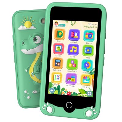 JOYCOMKID Kids Smartphone Girls Toy 3.97" Touch Screen Toddler Phone Learning Toy Christmas Birthday Gift for Girls 3-12 Years Old, MP3 Music Player Kids Phone with Dual Camera
