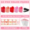 JOYIN 30 Packs Valentines Day Party Favors, Multi-Color Heart Coil Springs Toys, School Prize and Goodie Bag Stuffers, Stress Relief Fidget Toys for Kids Classroom Exchange view 2