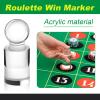 Poen Roulette Mat Tabletop Felt Layout Set Rubber Roulette Wheel Table Cover Craps Mat with Win Marker Storage Bag Casino Gift for Casino Friend Party Home Entertainment Night(Green,47.2 x 23.6 Inch) view 3