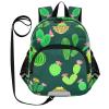 Blooming Cactus Plant DarkGreen Toddler Harness Backpack for Boys Girls 3-6 Years Kids Backpack with Anti Lost Safety Leash Child Leash Backpack for Travel Walking Preschool view 1