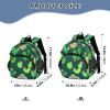 Blooming Cactus Plant DarkGreen Toddler Harness Backpack for Boys Girls 3-6 Years Kids Backpack with Anti Lost Safety Leash Child Leash Backpack for Travel Walking Preschool view 2