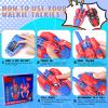 Kids Walkie Talkies Toys for 4 5 6 Years Old Boys,Spider Toy Gifts Age 4 5 6 7 8 Toddler Walkie Talkies 2 Pack with Lanyard for Outdoor Garden Hiking Camping Play Boy Girls Birthday Presents view 3