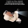 BTFO Mini Scooter Toy, Interactive Model Doll Car Accessories with Music and Light Toy Vehicle for Dolls Motorcycle Rotating Desktop Decoration Ornament view 4
