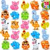 30pcs Animal Mini Pop it Keychain, Valentine's Day Gifts for Kids, Party Favors, Goodie Bag Stuffers, Stocking Stuffers Kid, Prize Box Toys for Kids Classroom Gifts, Sensory Fidget Toys for Kid view 1