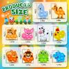 30pcs Animal Mini Pop it Keychain, Valentine's Day Gifts for Kids, Party Favors, Goodie Bag Stuffers, Stocking Stuffers Kid, Prize Box Toys for Kids Classroom Gifts, Sensory Fidget Toys for Kid view 3