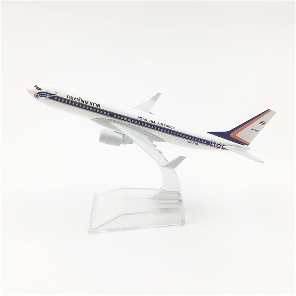 ATXTLWL Environmental Image for: 16cm 1:400 Aircraft B737 Roal Thai Air Force One Alloy Aircraft Toy Model