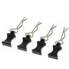 4Pcs Alloy&Steel R-Type Body Clips with Mount for Axial SCX6 AXI05000 1/6 RC Car view 1