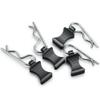 4Pcs Alloy&Steel R-Type Body Clips with Mount for Axial SCX6 AXI05000 1/6 RC Car view 2