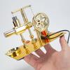 Domiuie Stirling Engine Motor Model for Adults, Balance Single-Cylinder Hot Air Stirling Engine Model with USB Light, DIY Physics Experiment Instrument view 3