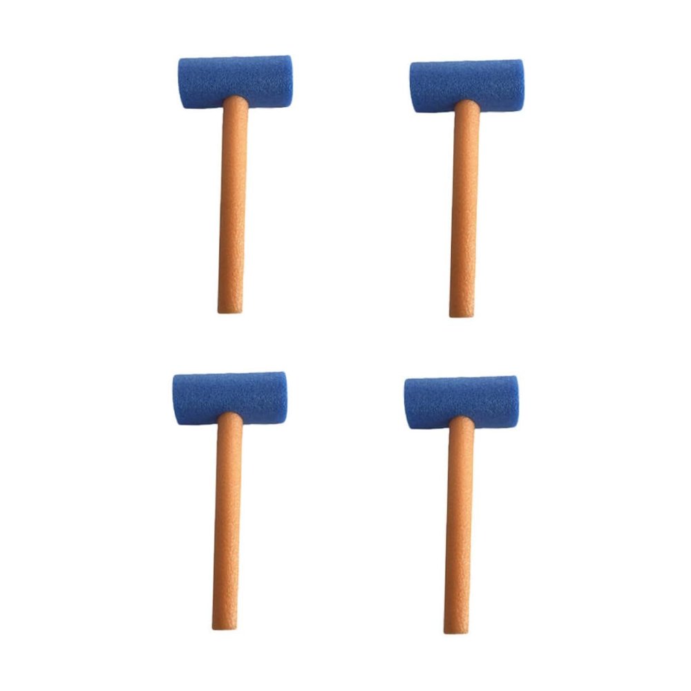 Garneck 4pcs Lightweight Foam Hammer Toys for Boy Girl Party Props Activity Tools for Boy Girl Fun Outdoor and Decoration