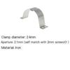 300 Motor Mounting Bracket, Steel Plate Design, Four-Hole Fixing, 3-Pack view 2