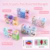 100 Pcs Pencil Erasers Bulk, Back to School Supplies for Kids, Office & School Eraser, Cute Erasers for Pencils, Classroom Prize, Gifts Party Favors Bulk view 3